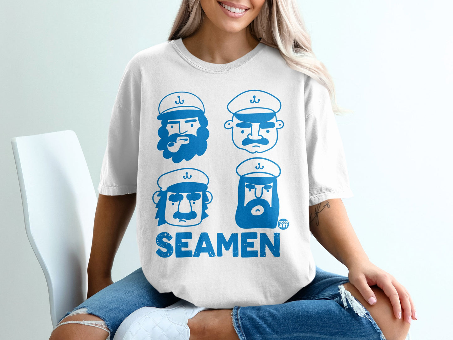 Seamen Todd Art Sailor Captain Faces product type