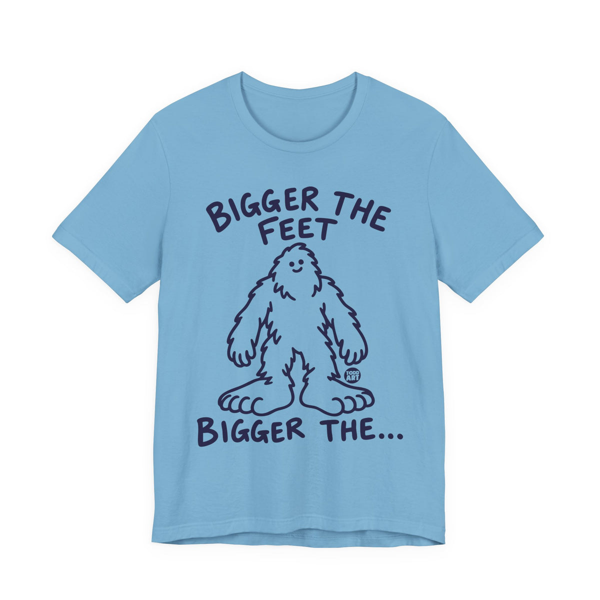 bigger the feet