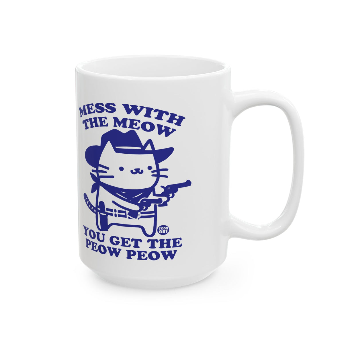 Cowboy Cat Gunslinger Todd Art Mug