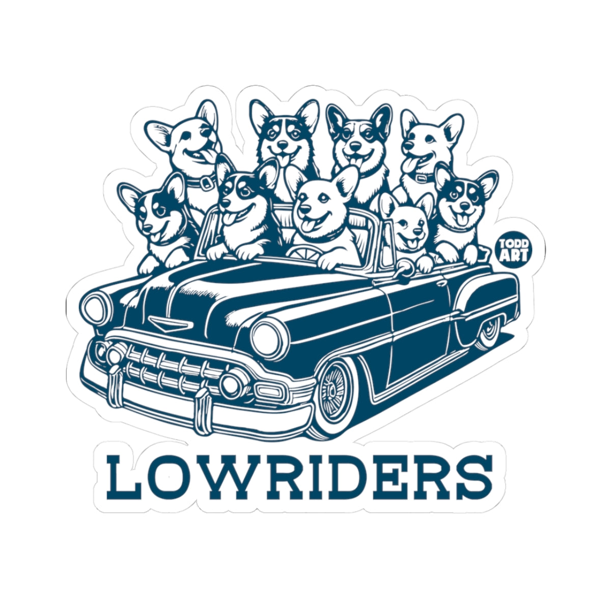 LowridersTodd Art Sticker