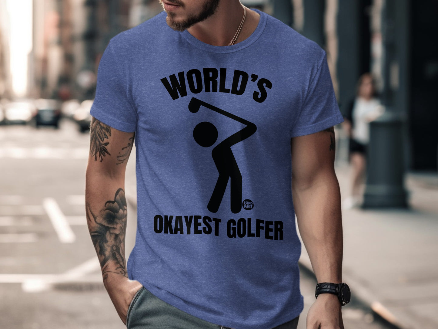 World's Okayest Golfer Graphic T-Shirt
