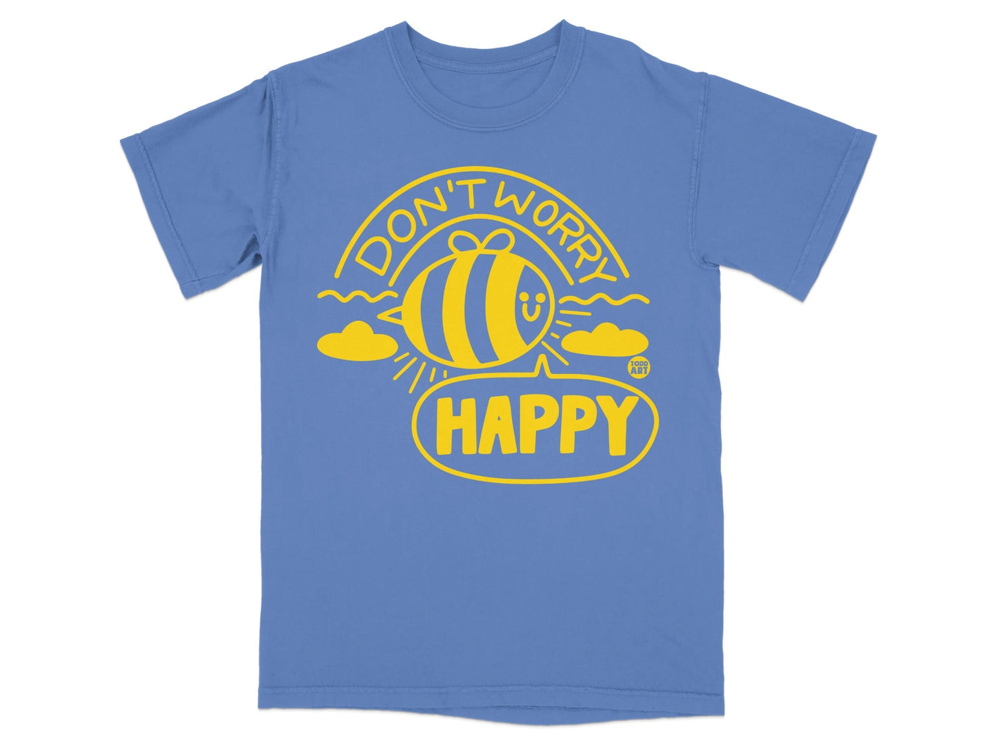 Don't Worry Be Happy Fun Graphic T-Shirt
