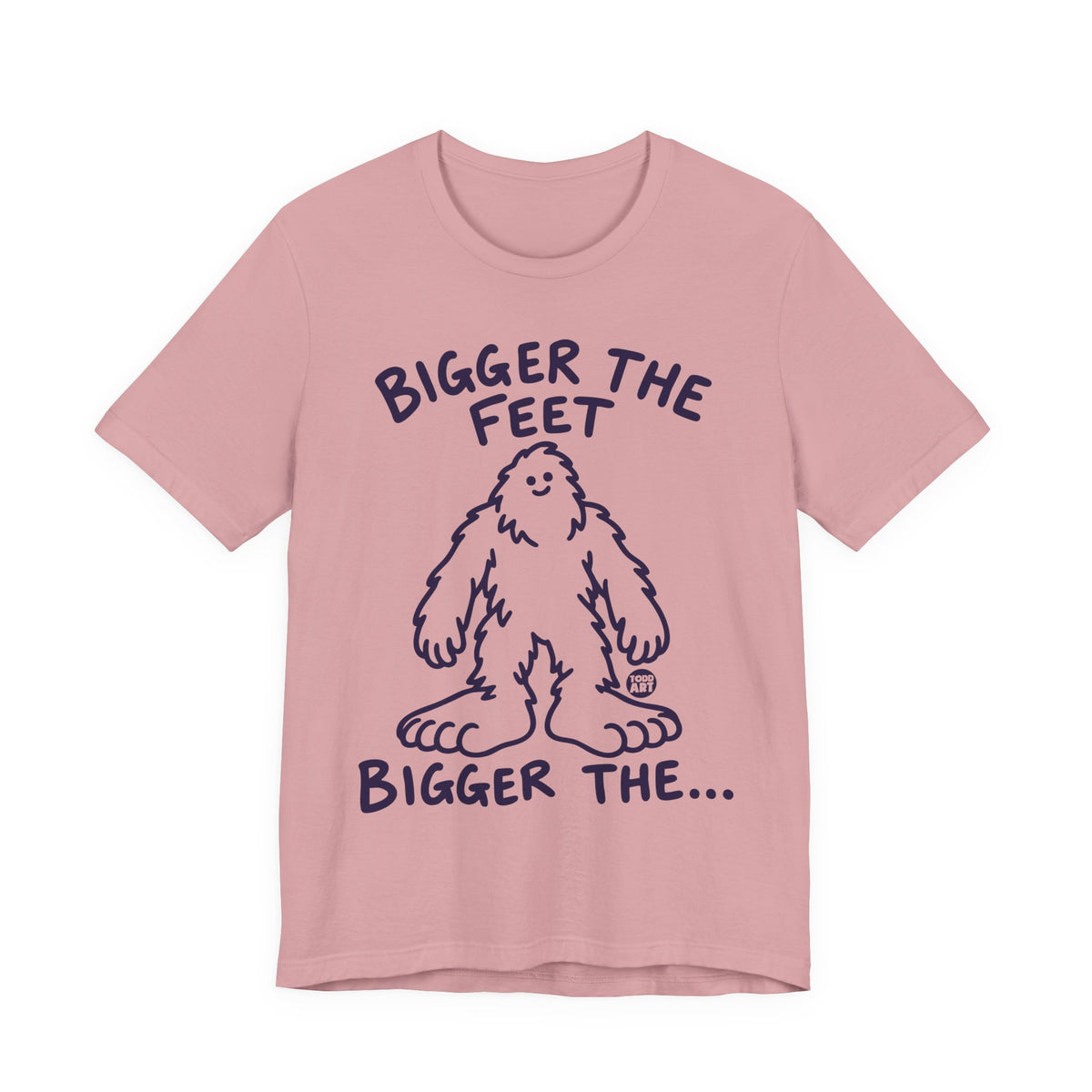 bigger the feet