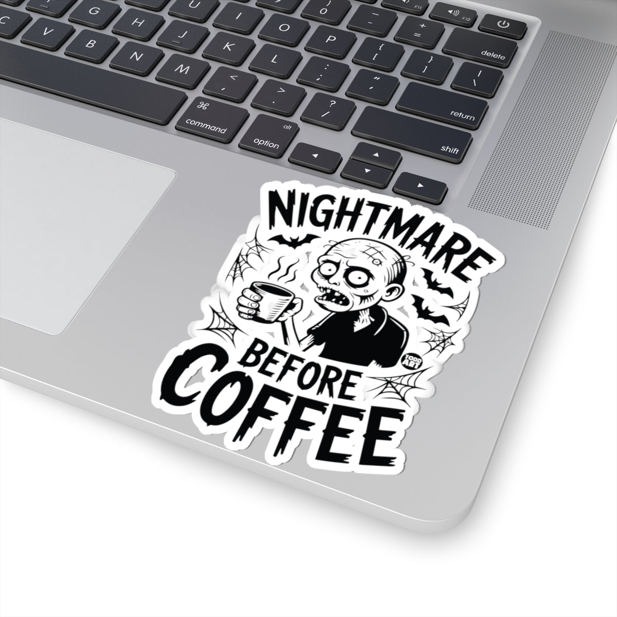 Coffee ZombieTodd Art Sticker