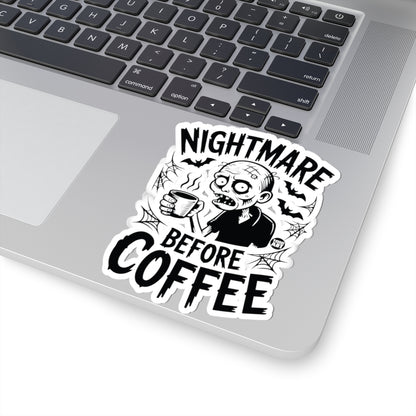 Coffee ZombieTodd Art Sticker
