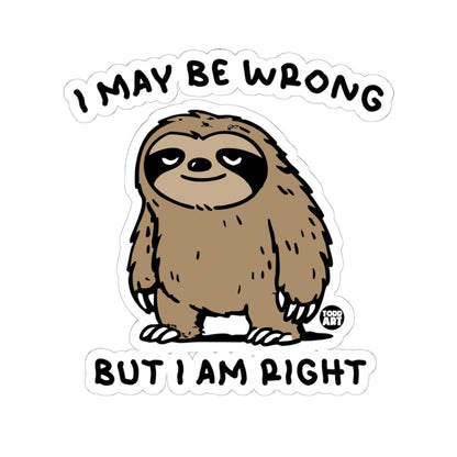 Sloth ConfidenceTodd Art Sticker