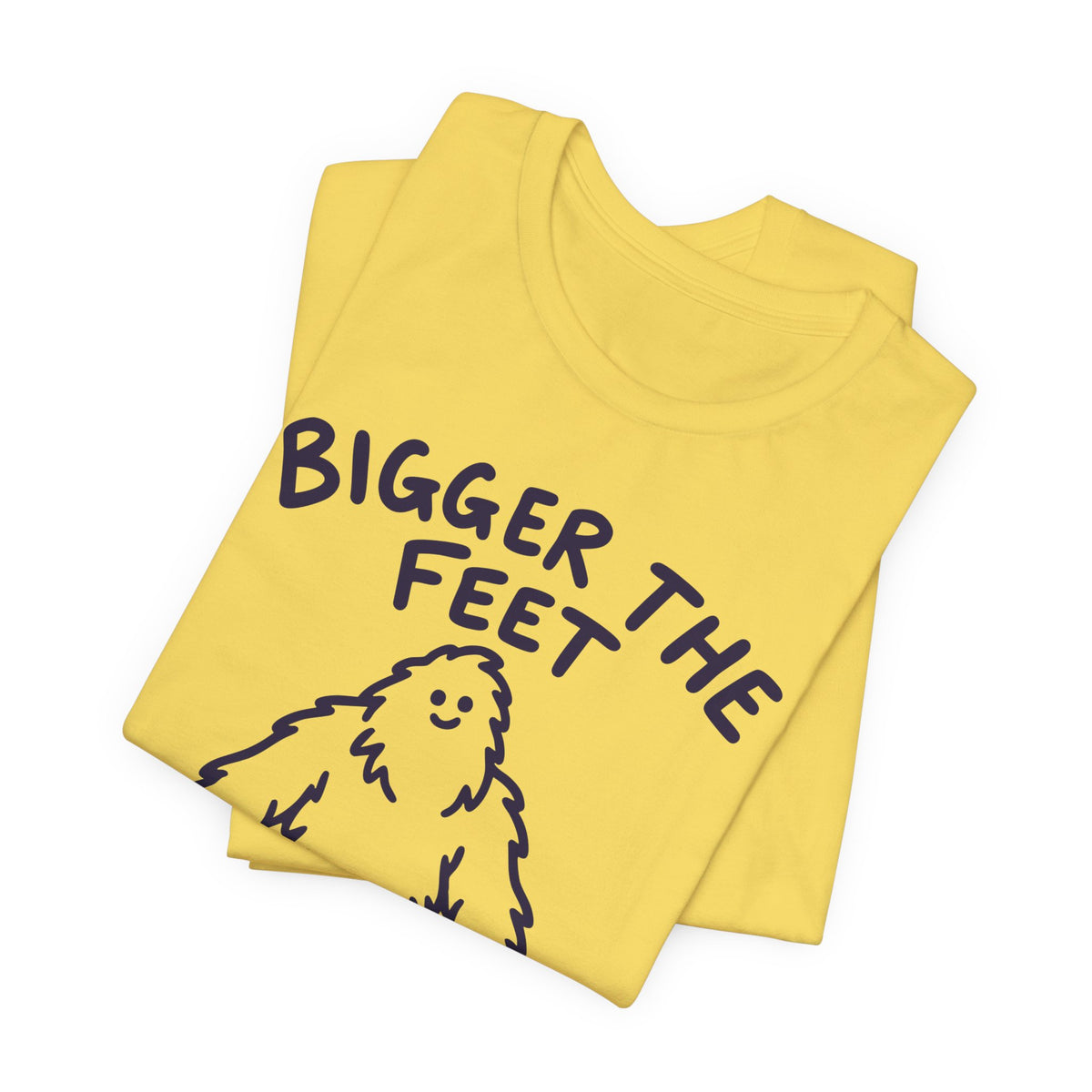 bigger the feet