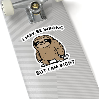 Sloth ConfidenceTodd Art Sticker