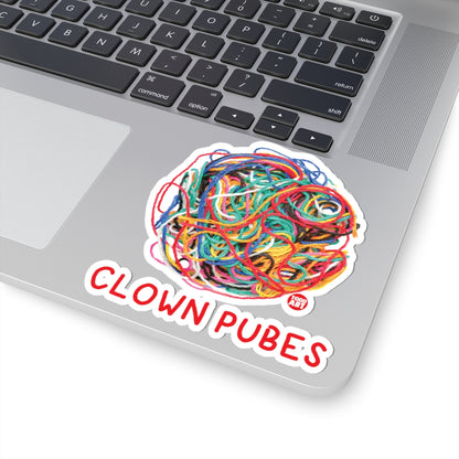 Clown PubesTodd Art Sticker