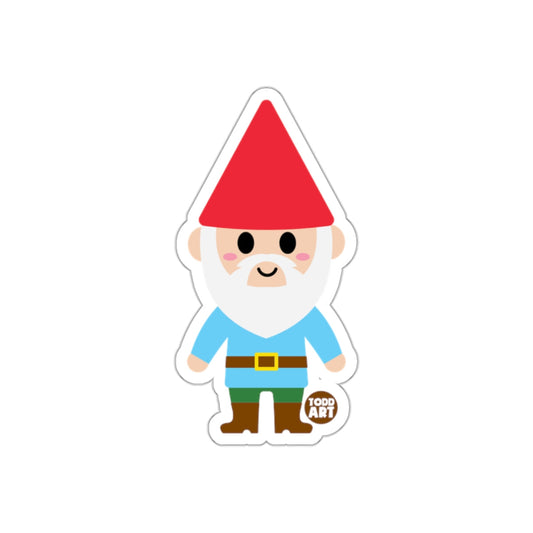 Cute Garden Gnome Cartoon Figure Sticker Product