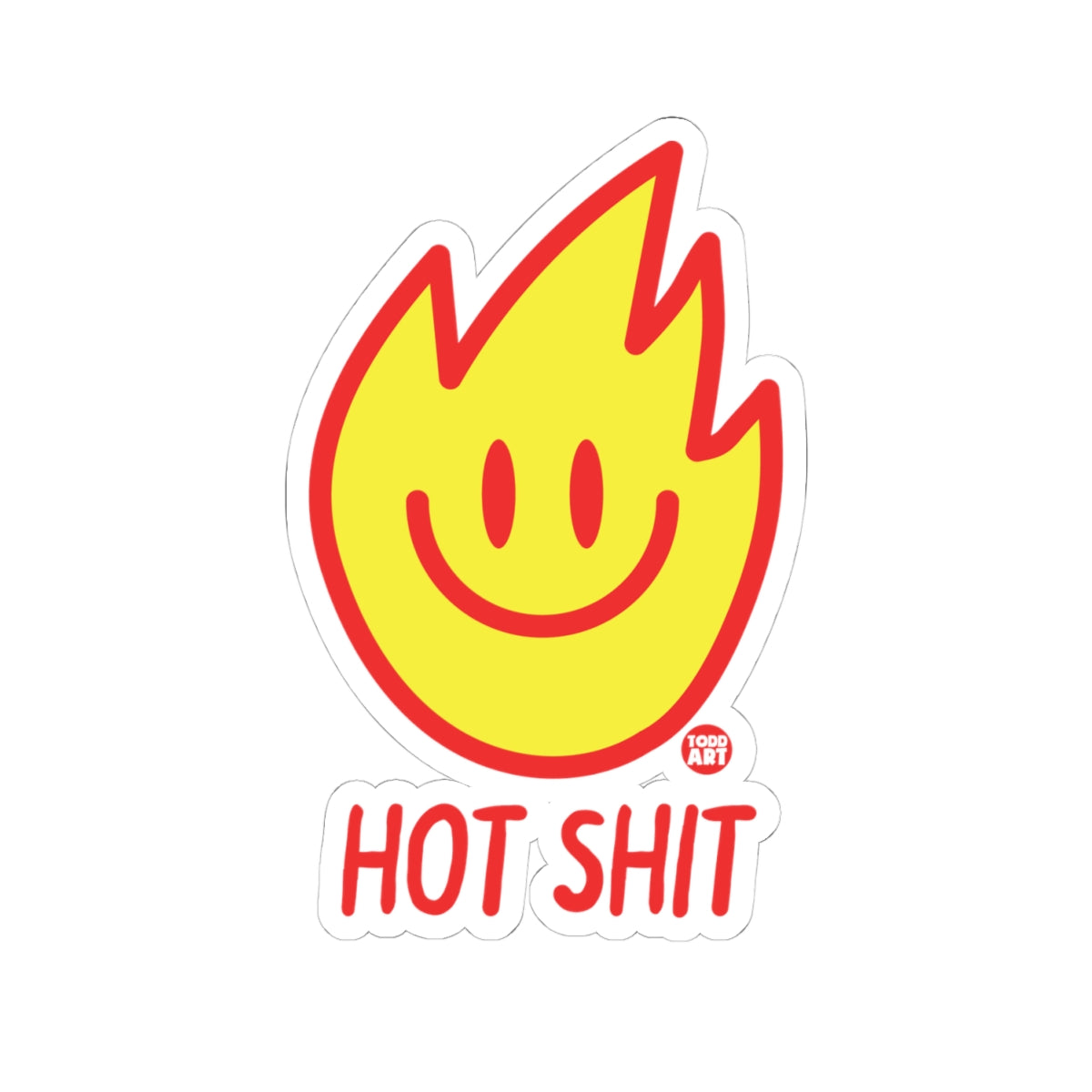 Hot StuffTodd Art Sticker