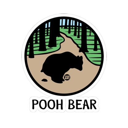 Pooh BearTodd Art Sticker