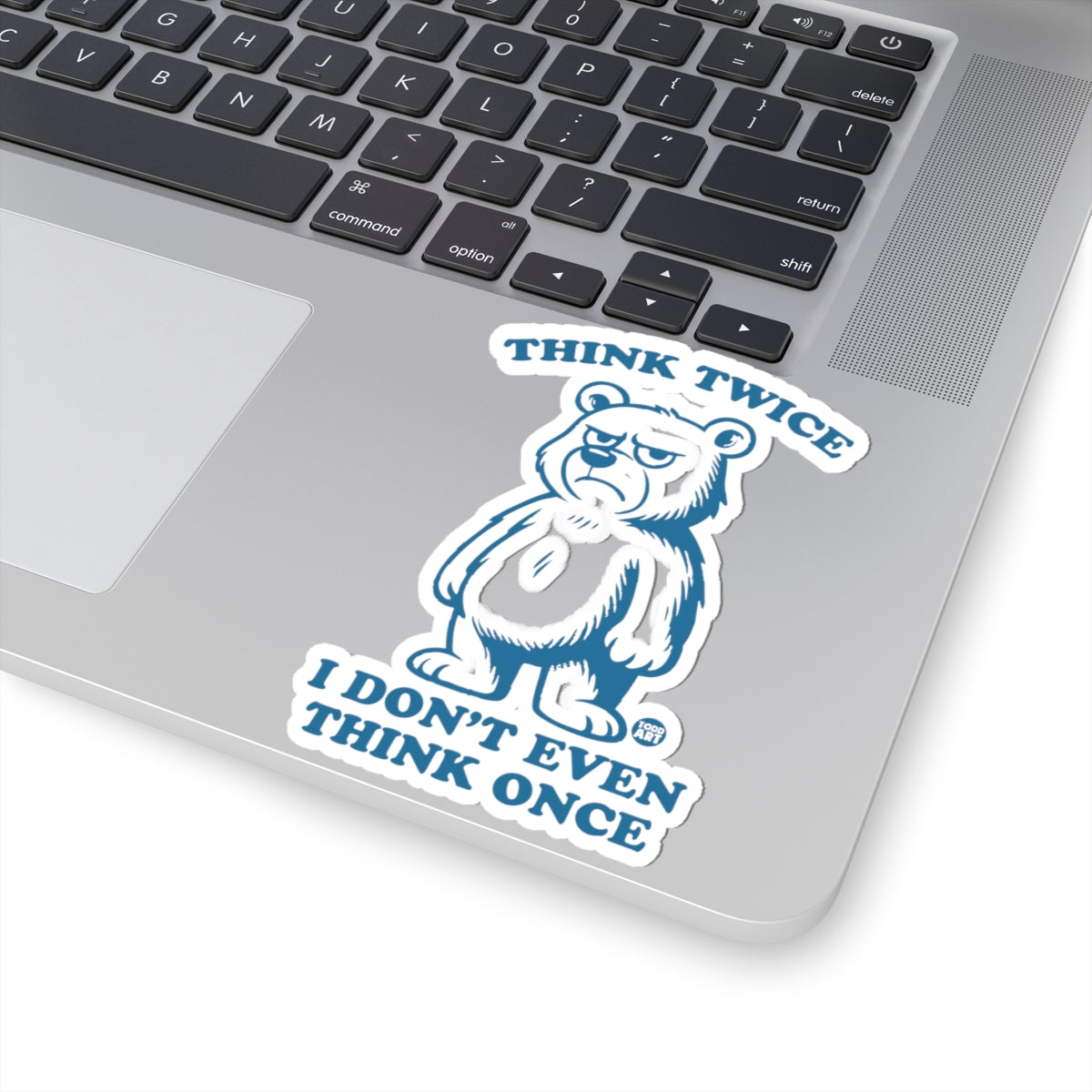 Regretful BearTodd Art Sticker