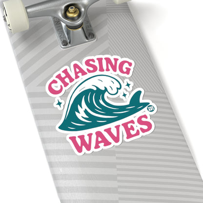 Chasing WavesTodd Art Sticker