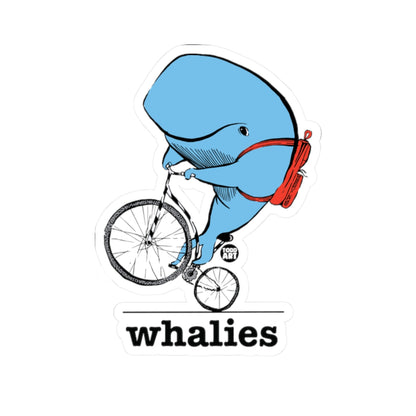 Whales on WheelsTodd Art Sticker