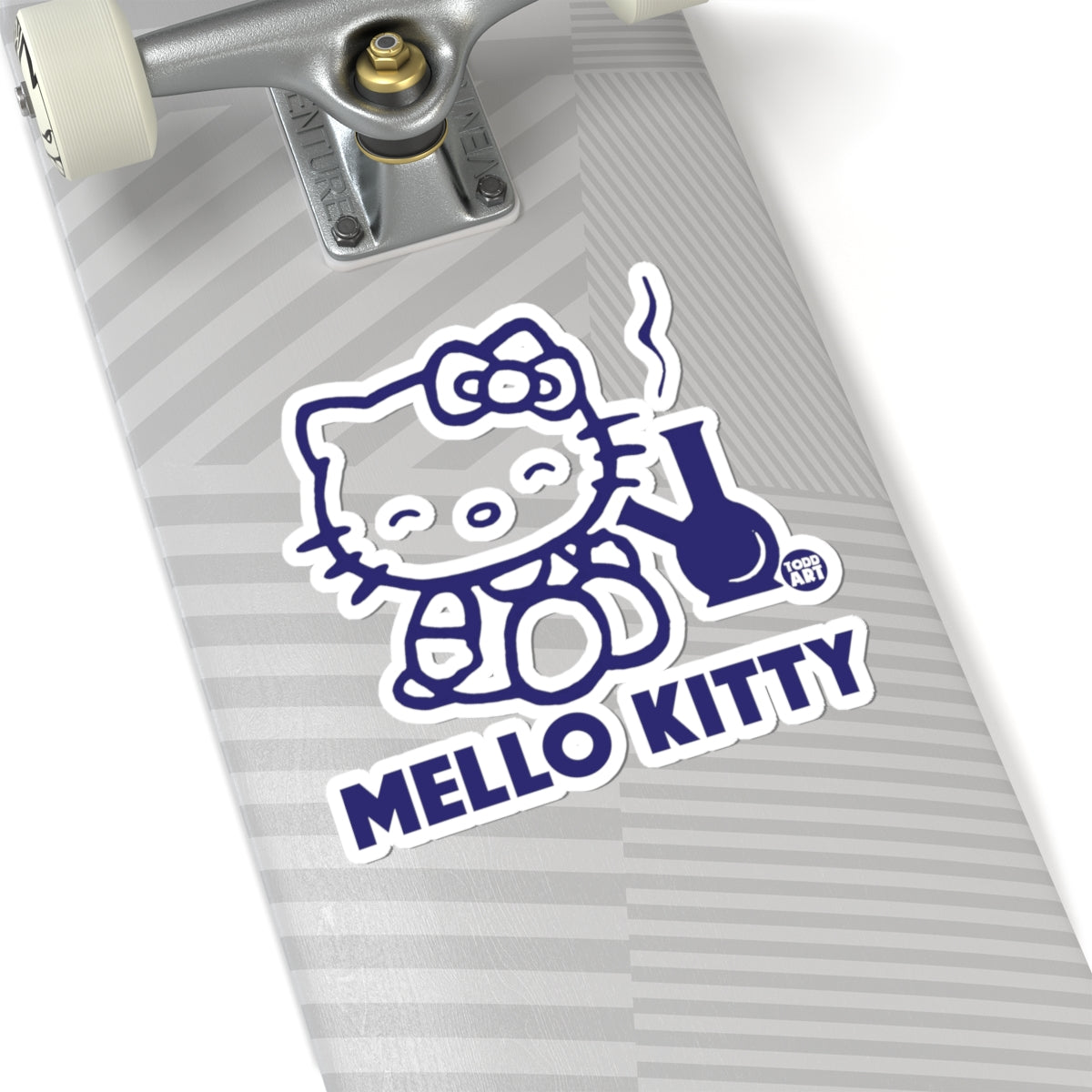 Mello Kitty Todd Art Sticker