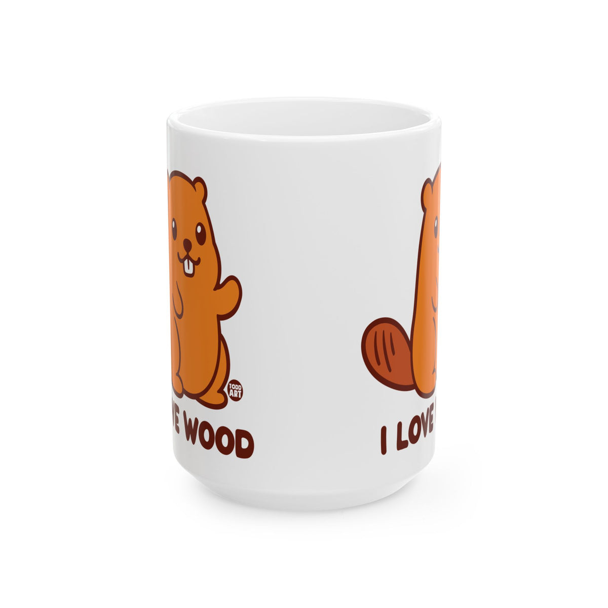 Beaver Love Todd Art Mug