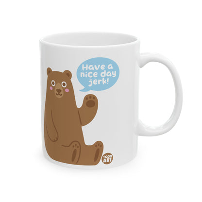 Friendly Bear Greeting Todd Art Mug