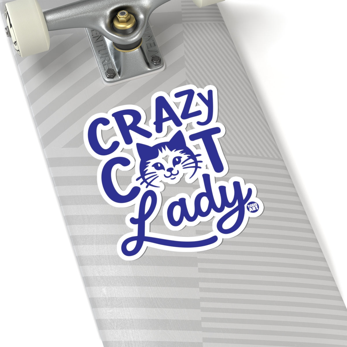 Feline ObsessionTodd Art Sticker