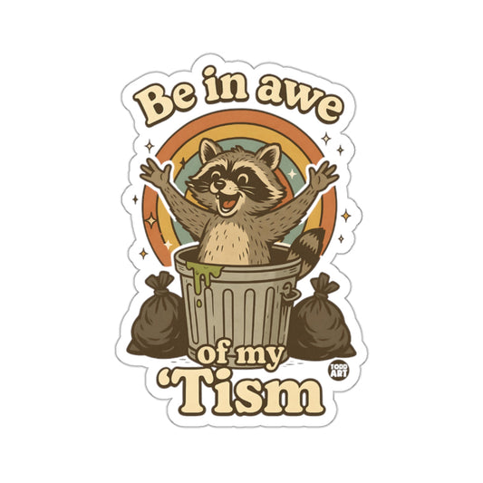 Be in awe of my 'Tism Raccoon Trash Can Rainbow 