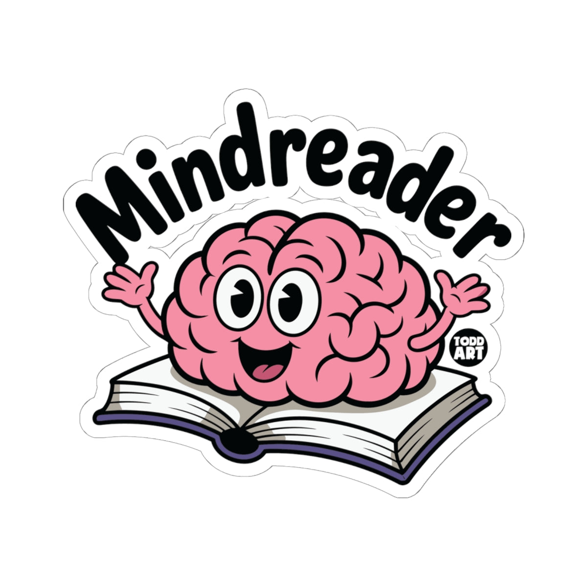 Mindreader Todd Art Sticker