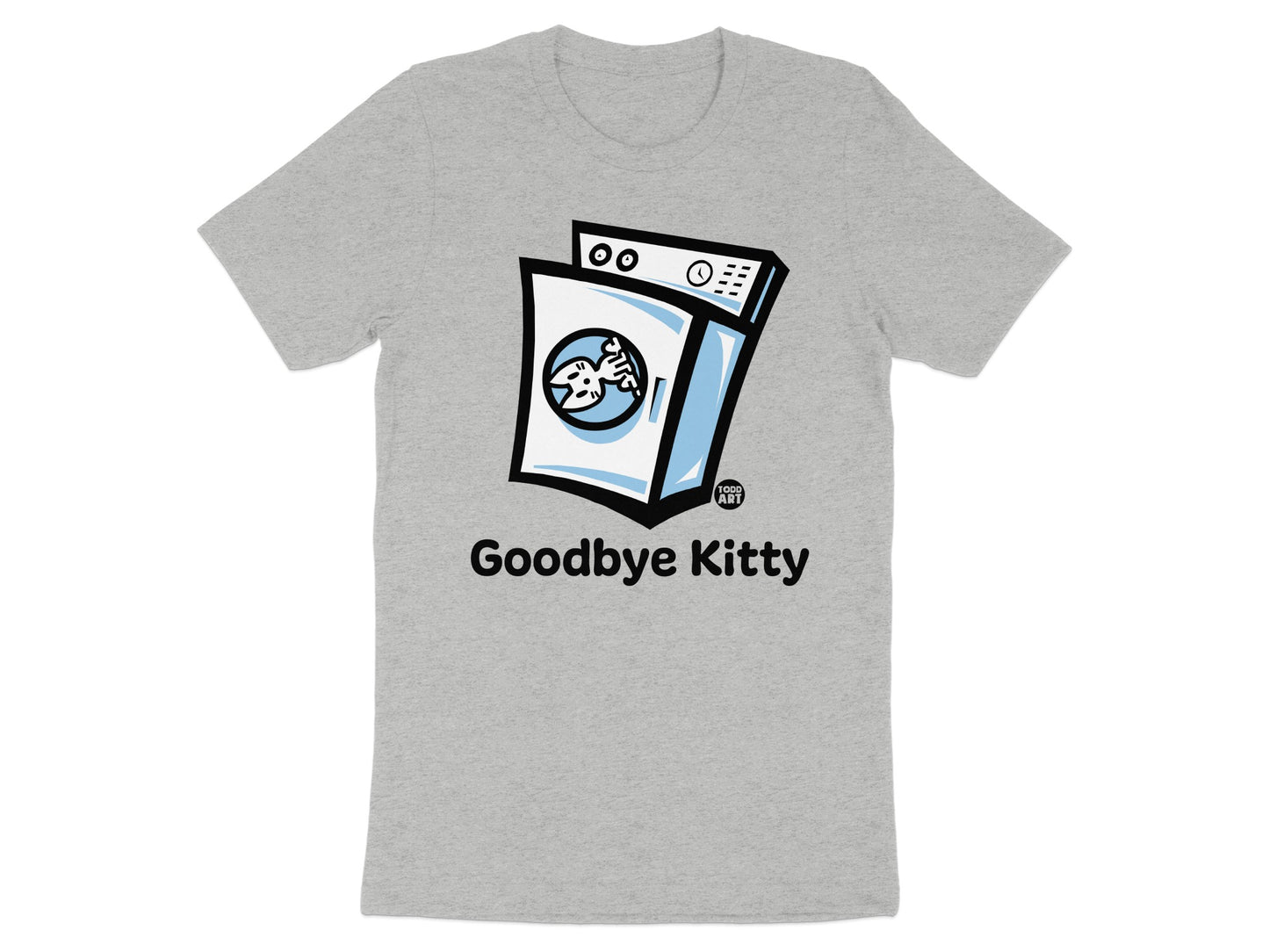Goodbye Kitty Cute Funny Graphic T-Shirt Product