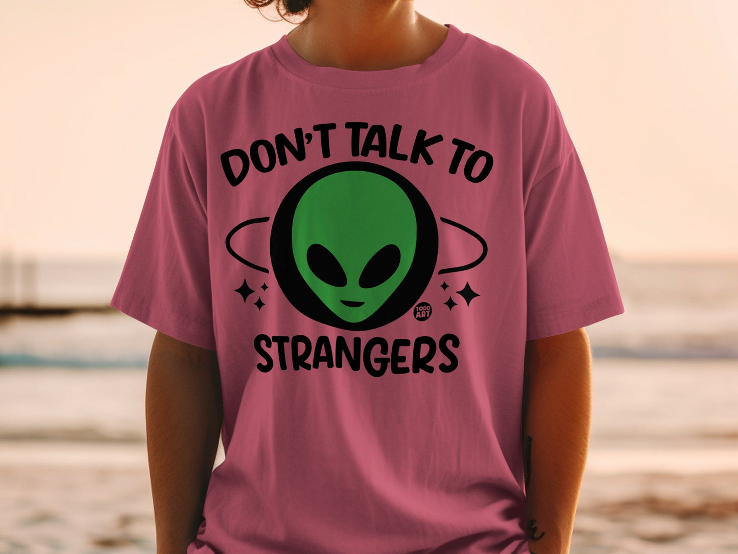 Alien Design Don't Talk To Strangers Shirt product