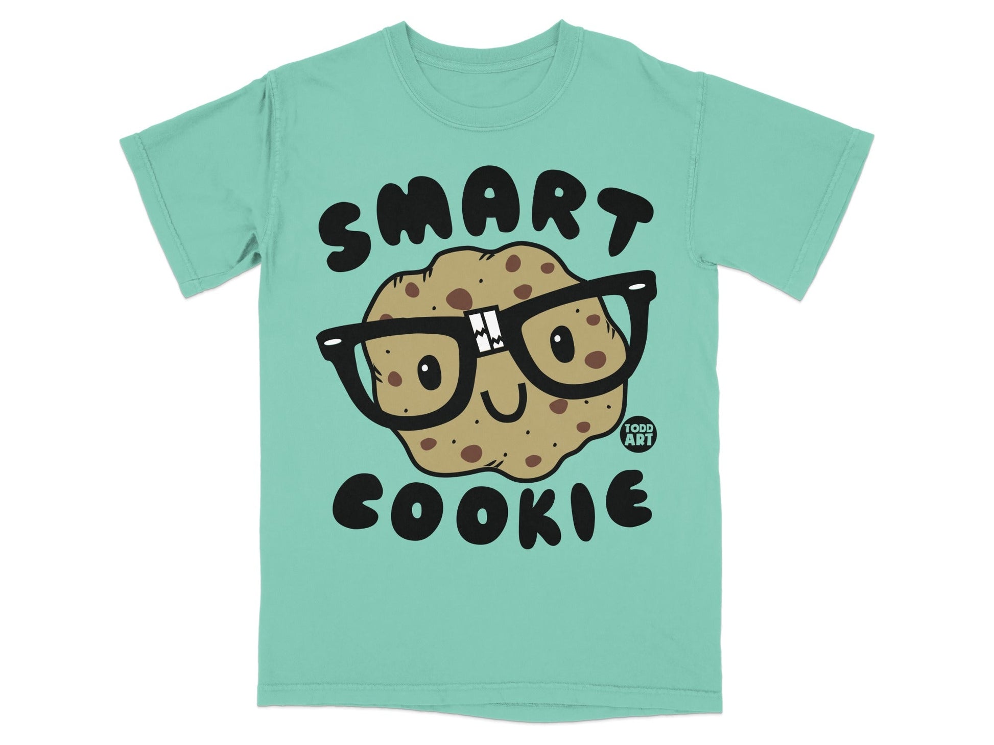 Funny Smart Cookie T-Shirt with Glasses Graphic Design