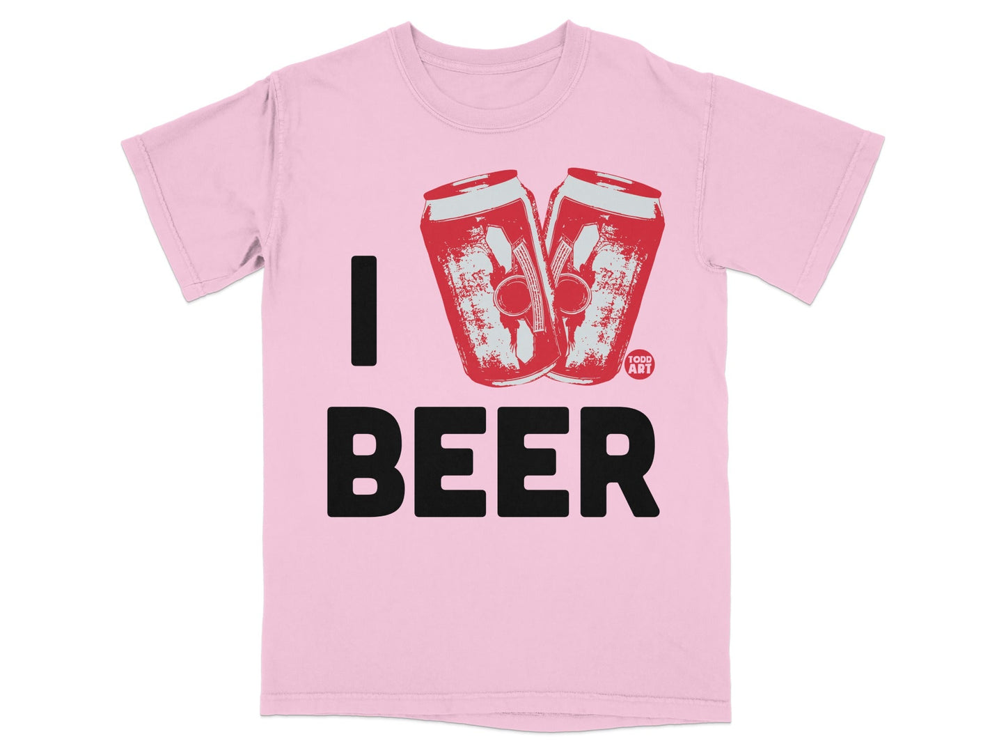 I Love Beer Graphic T-Shirt For Casual Wear