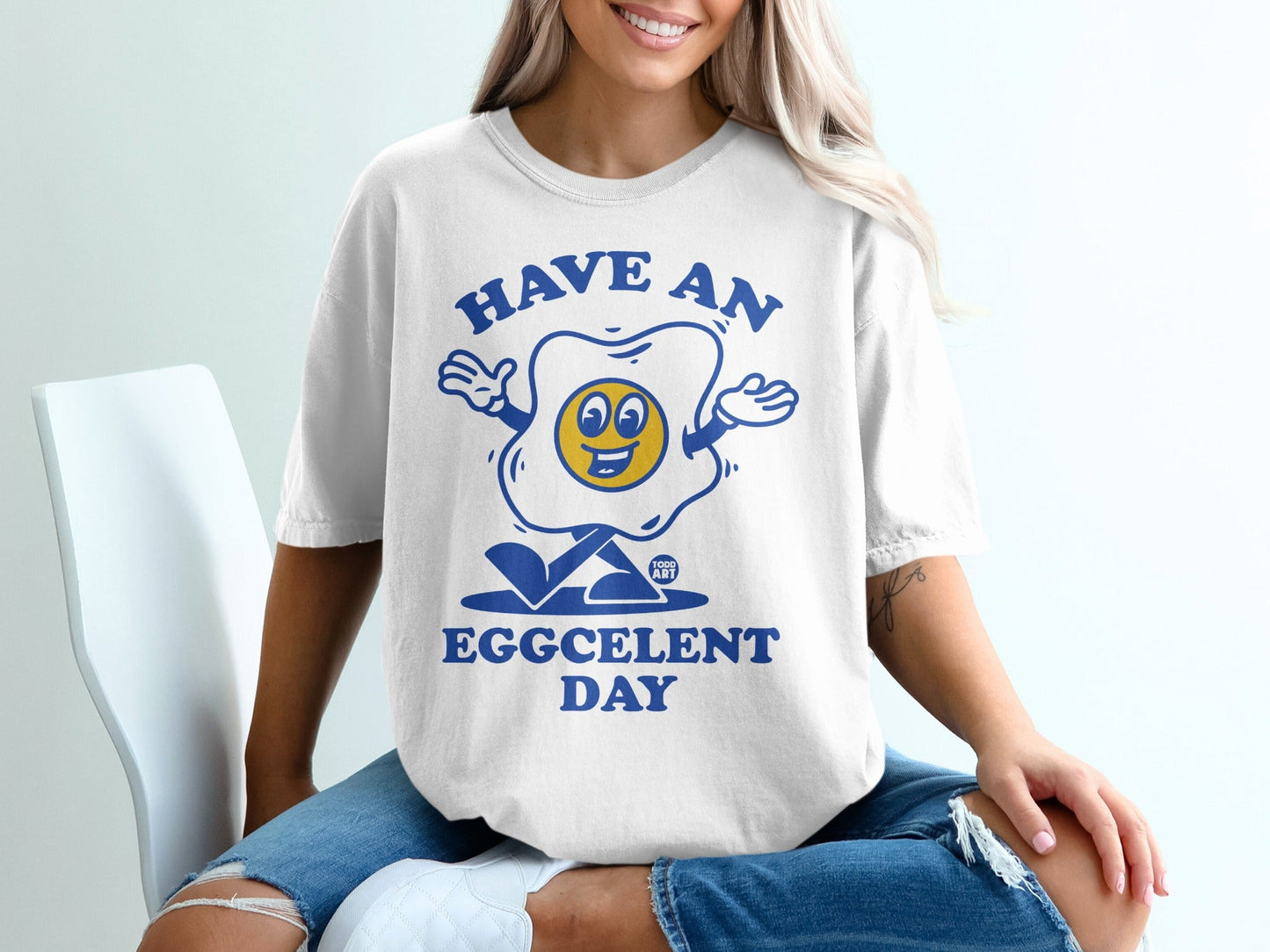 Have An Eggcellent Day Graphic T-Shirt