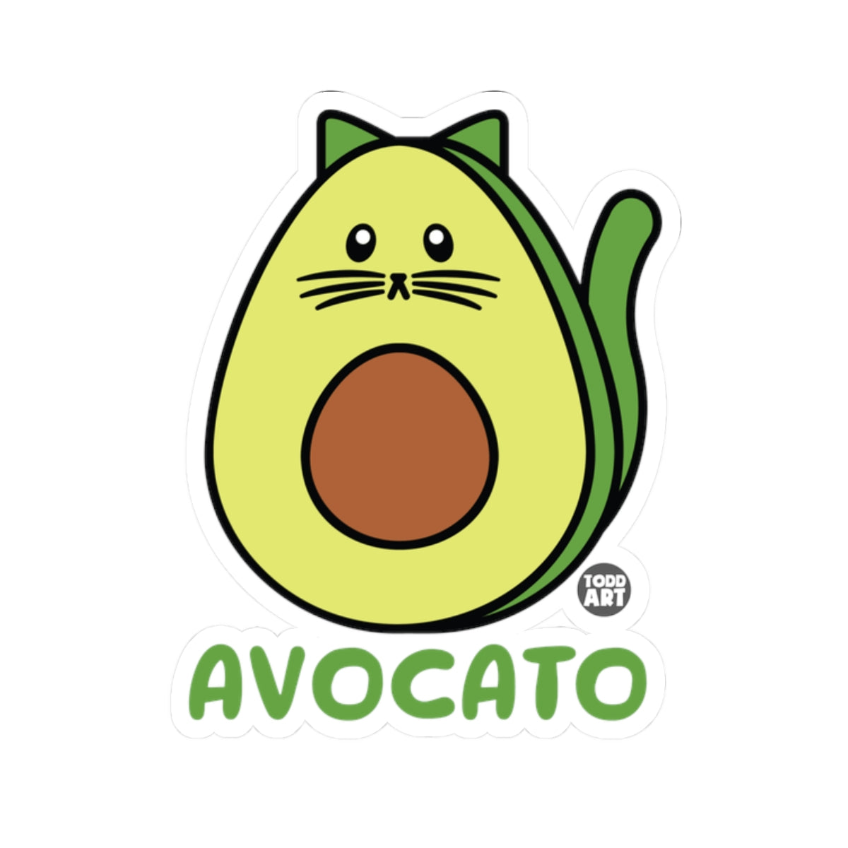 AvocatoTodd Art Sticker
