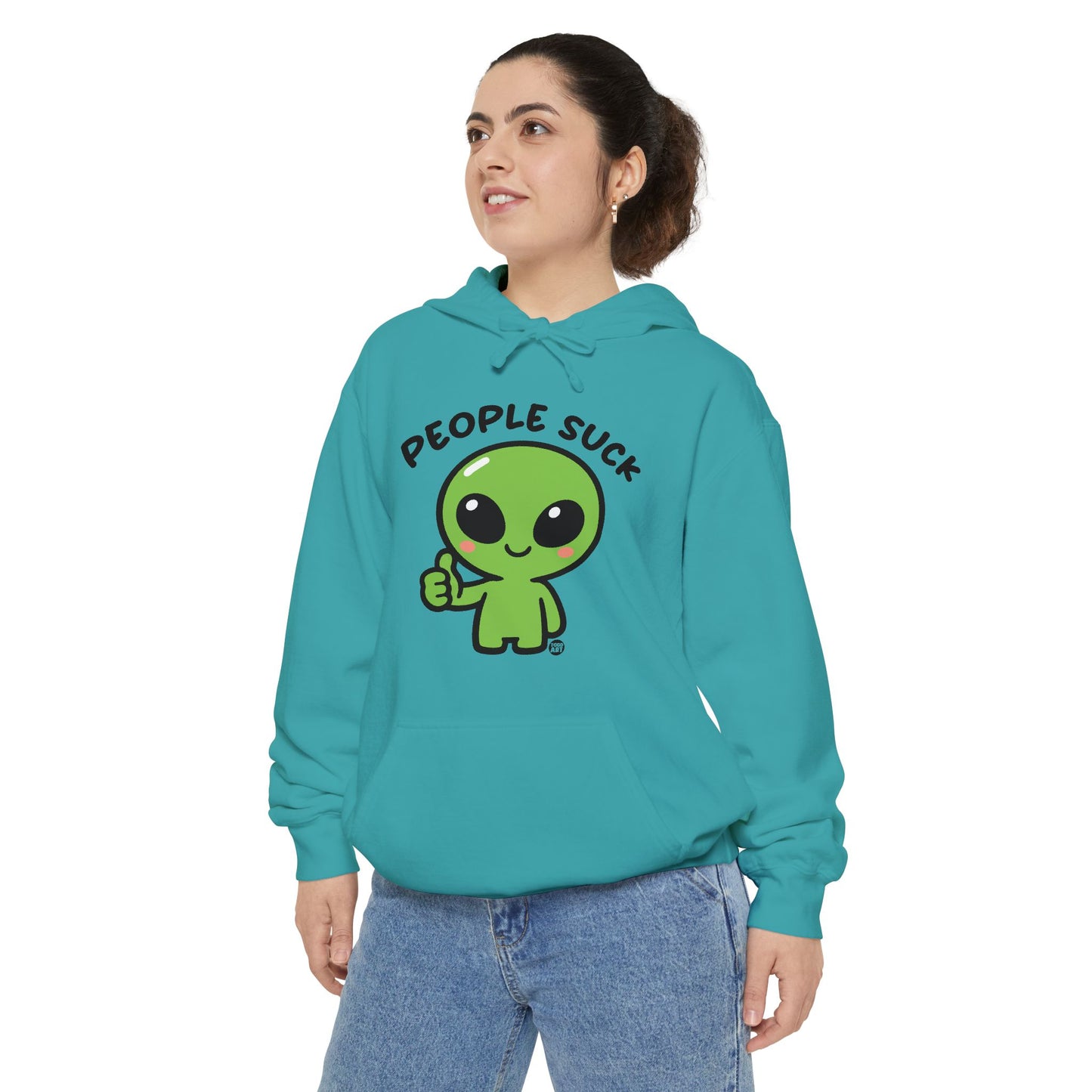 "People Suck"  Alien Hoodie