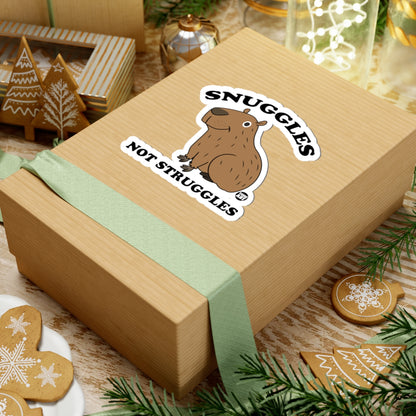 Snuggles Not StrugglesTodd Art Sticker