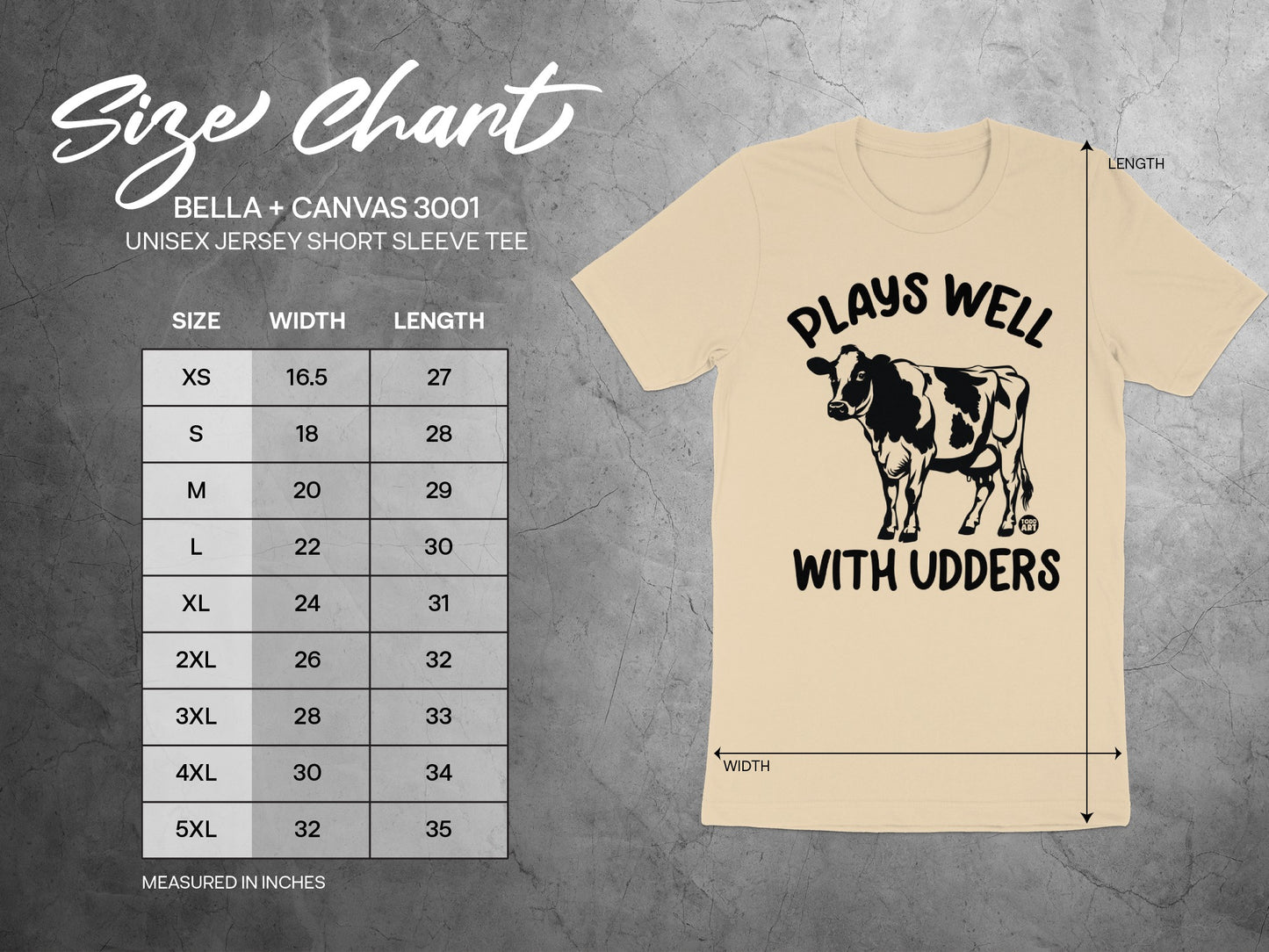 Plays Well With Udders Unisex Jersey Short Sleeve Tee Product