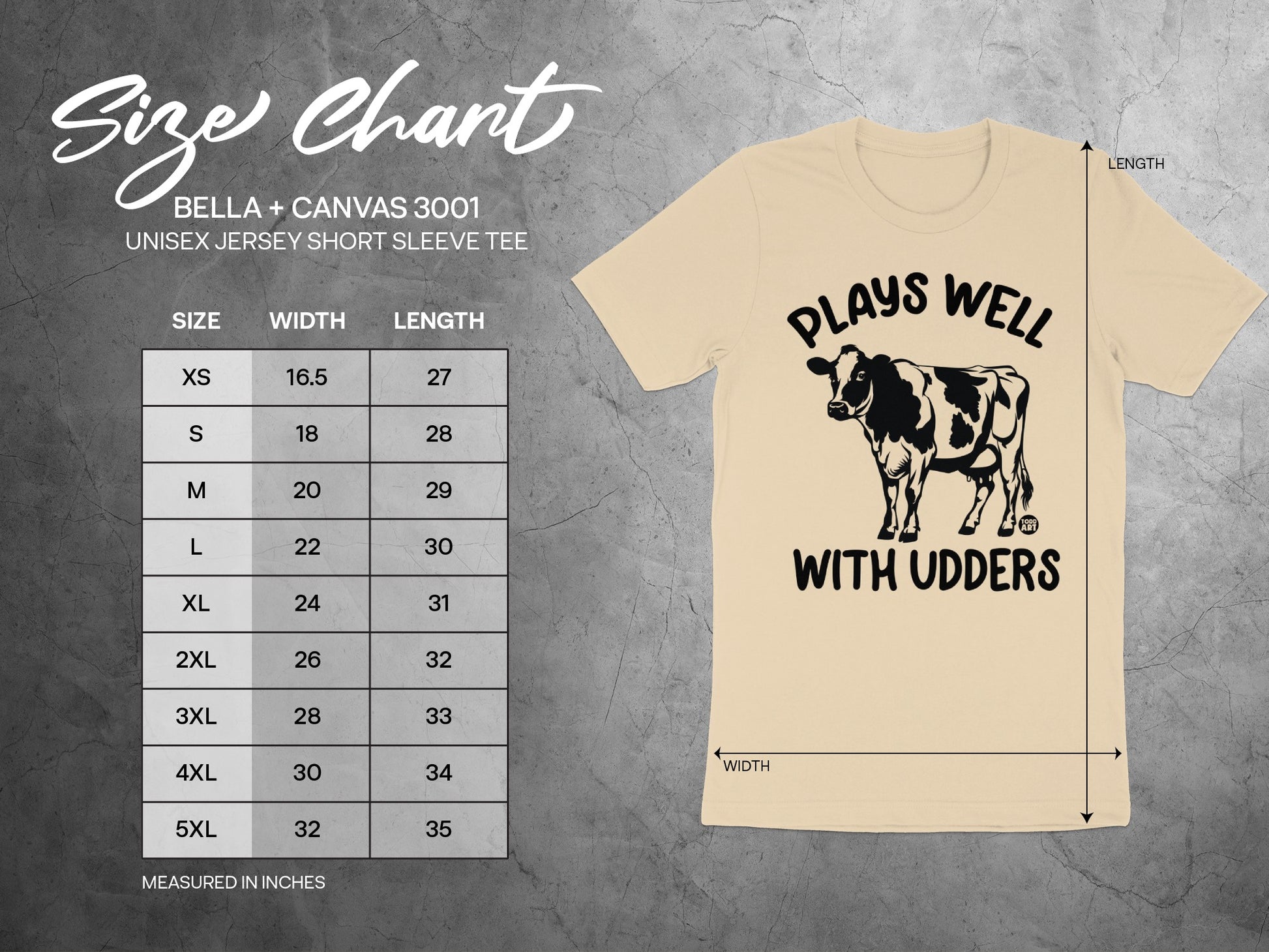 Plays Well With Udders Unisex Jersey Short Sleeve Tee Product