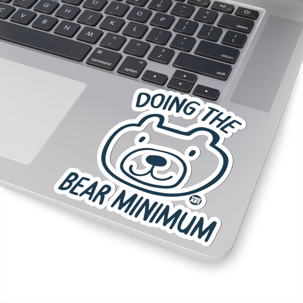 Bear MinimumTodd Art Sticker