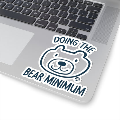 Bear MinimumTodd Art Sticker