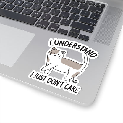 Unbothered FelineTodd Art Sticker