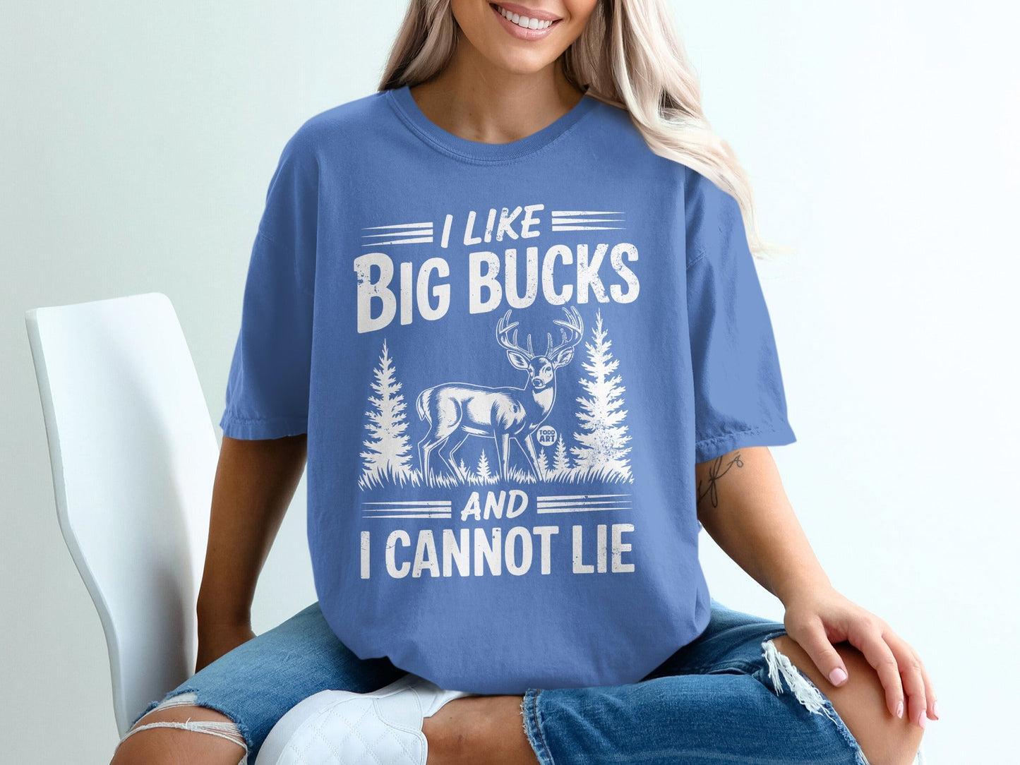 I Like Big Bucks And I Cannot Lie Funny T-Shirt