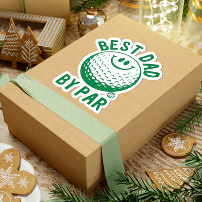Golfing DadTodd Art Sticker
