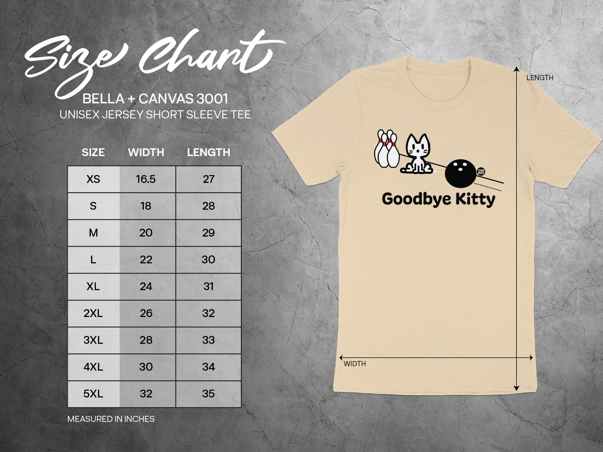 Goodbye Kitty Bowling Cat Graphic Shirt