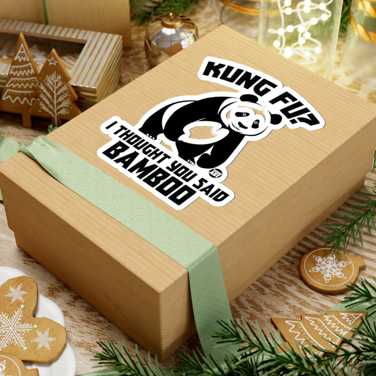 Kung FuTodd Art Sticker
