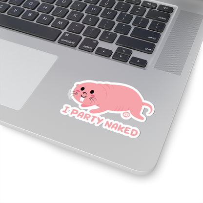 Party NakedTodd Art Sticker