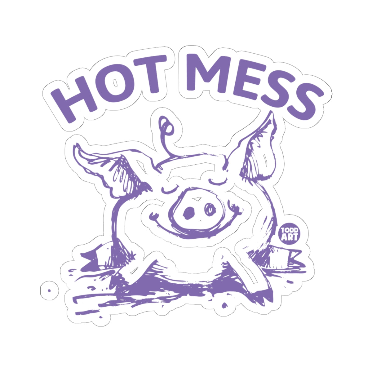 Chaotic EnergyTodd Art Sticker