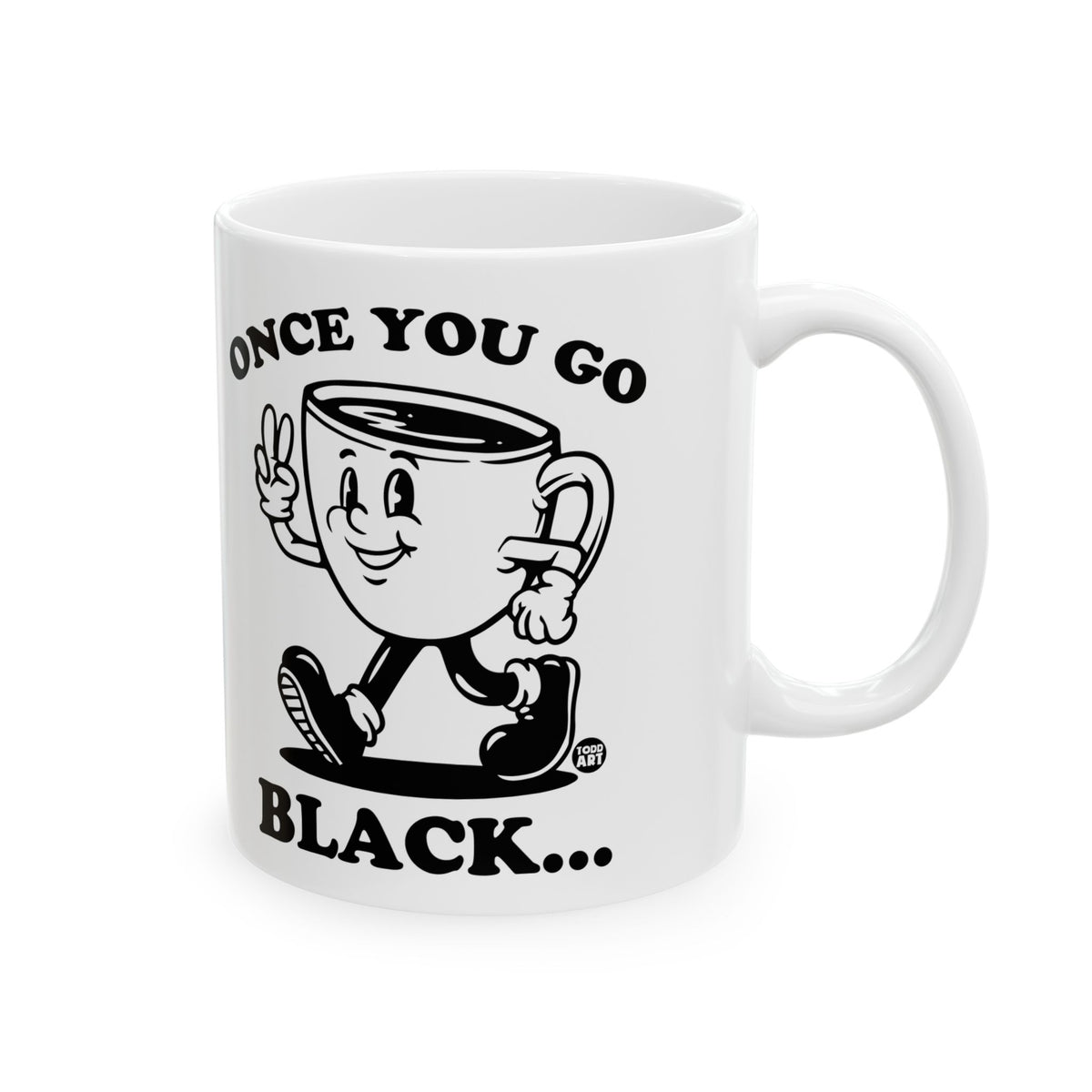 Black Mug Life Todd Art Mug