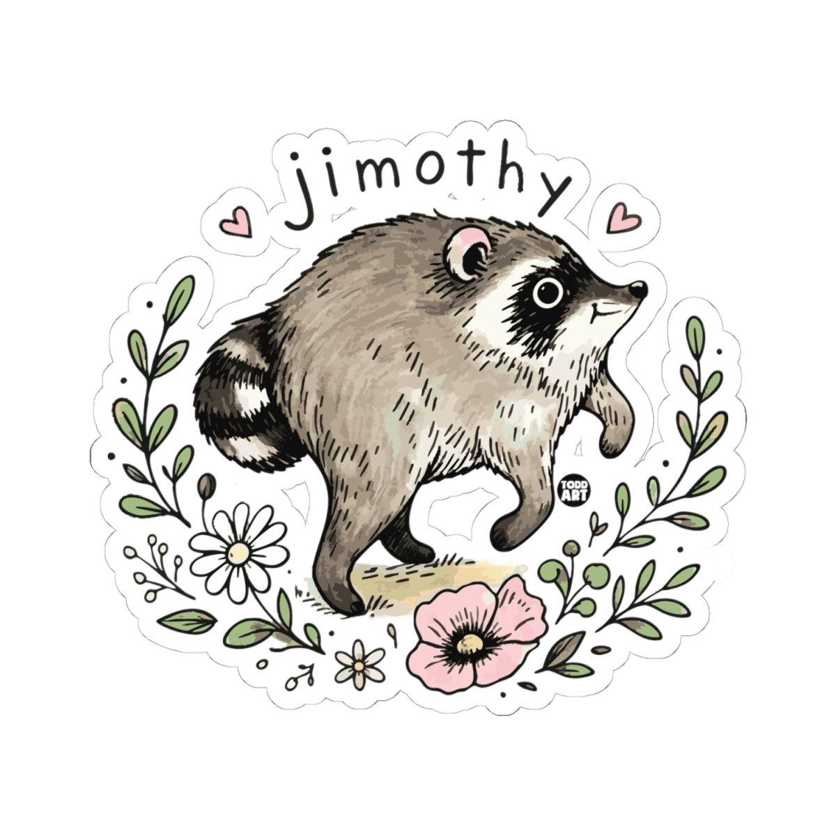 Timothy Todd Art Sticker