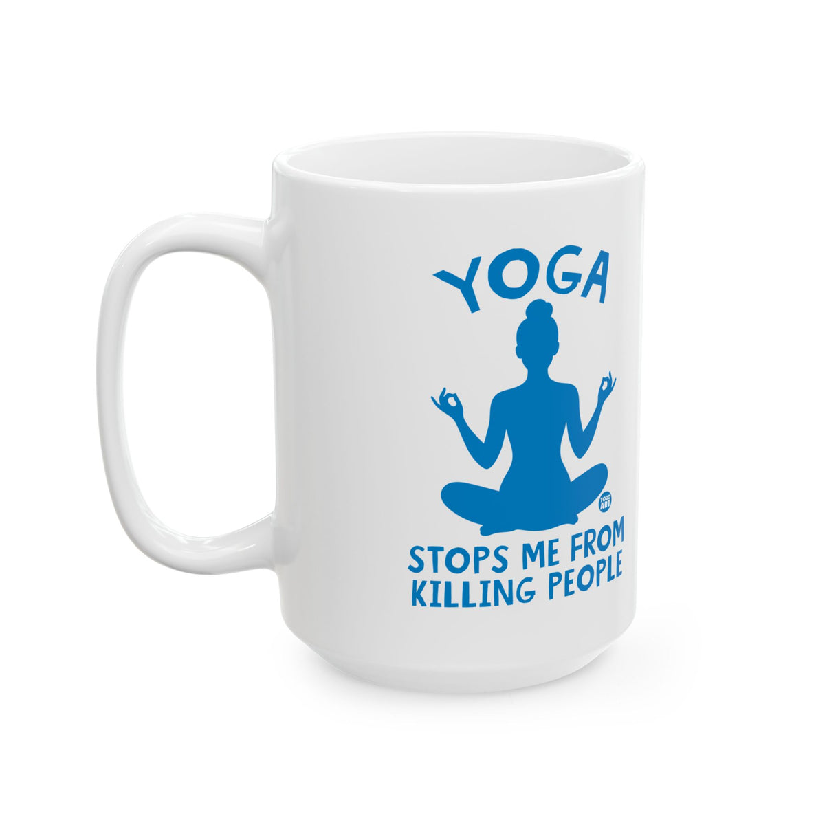 Yoga Stops Me Killing People Mug