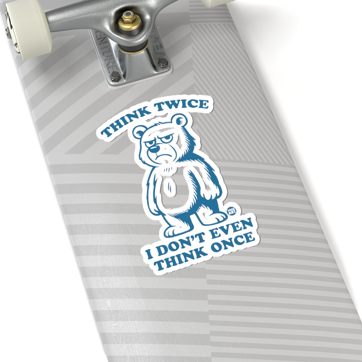 Regretful BearTodd Art Sticker