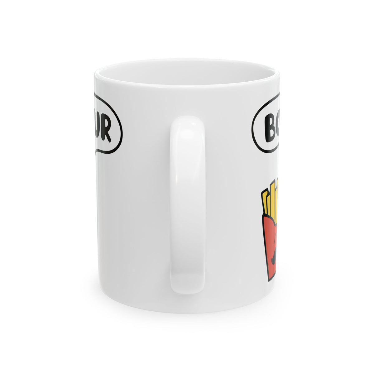 Bonjour Fries Mug