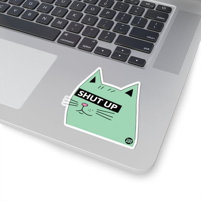 Quiet CatTodd Art Sticker